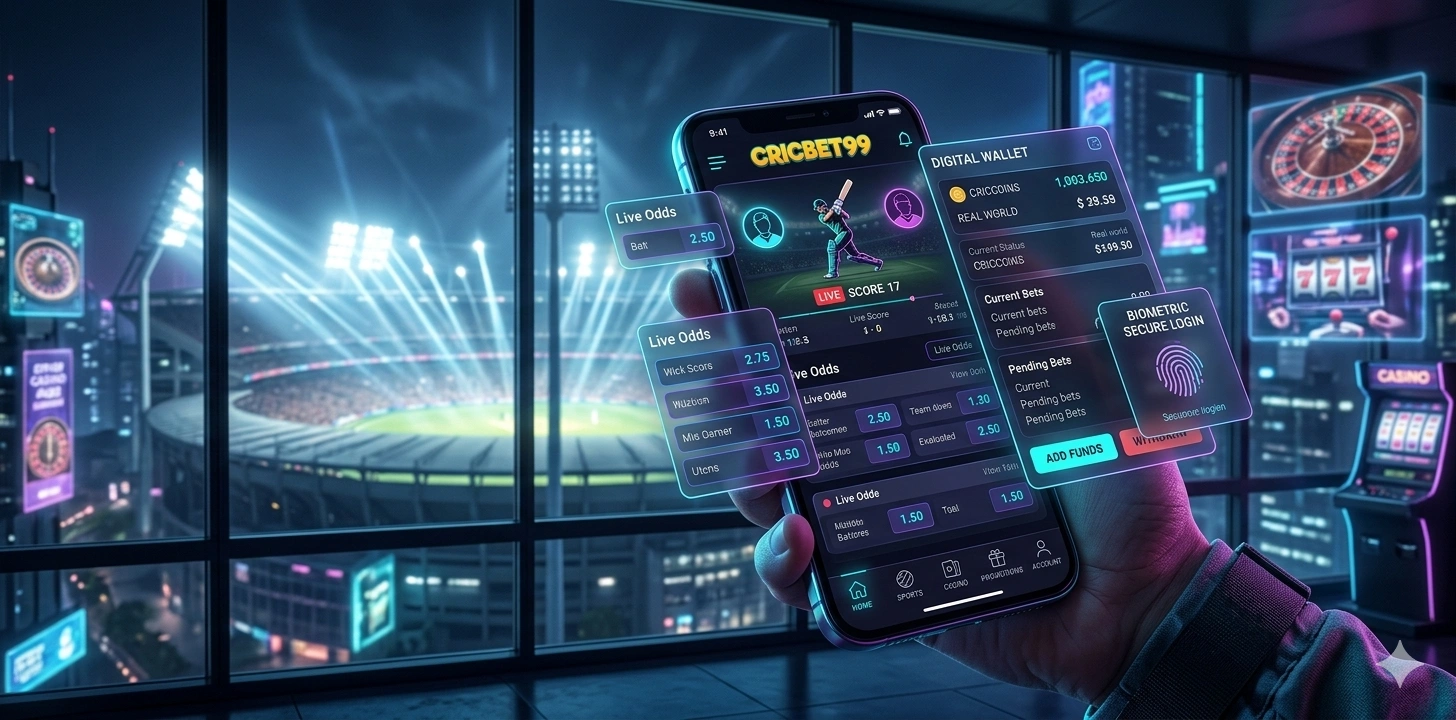 Cricketbet99 ID dashboard